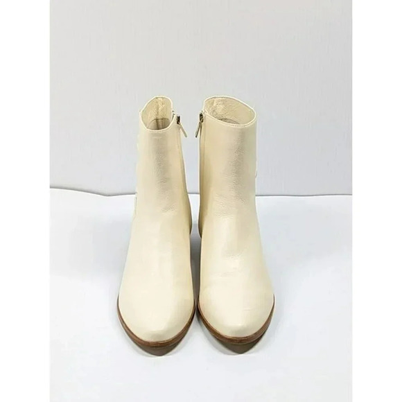 Joie Women's Laleh Ruffle Shell Leather Ankle Booties Size 39.5 EU (MSRP $368) - Picture 4 of 11